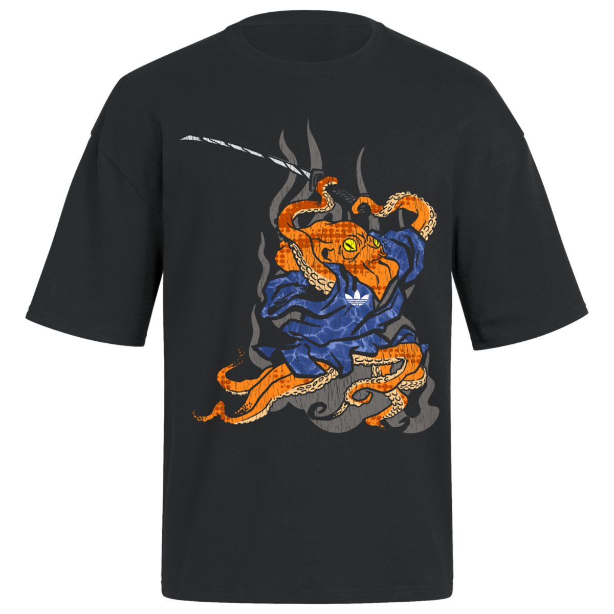 adidas Japanese Samurai Squid Graphic T-Shirt