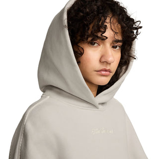 Nike Studio Crop Fleece Scallop Hoodie