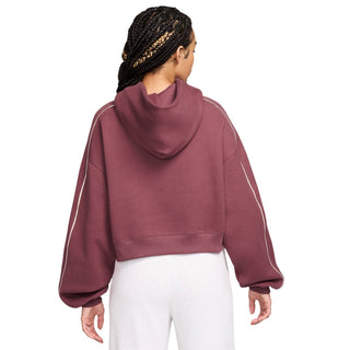Nike Studio Crop Fleece Scallop Hoodie
