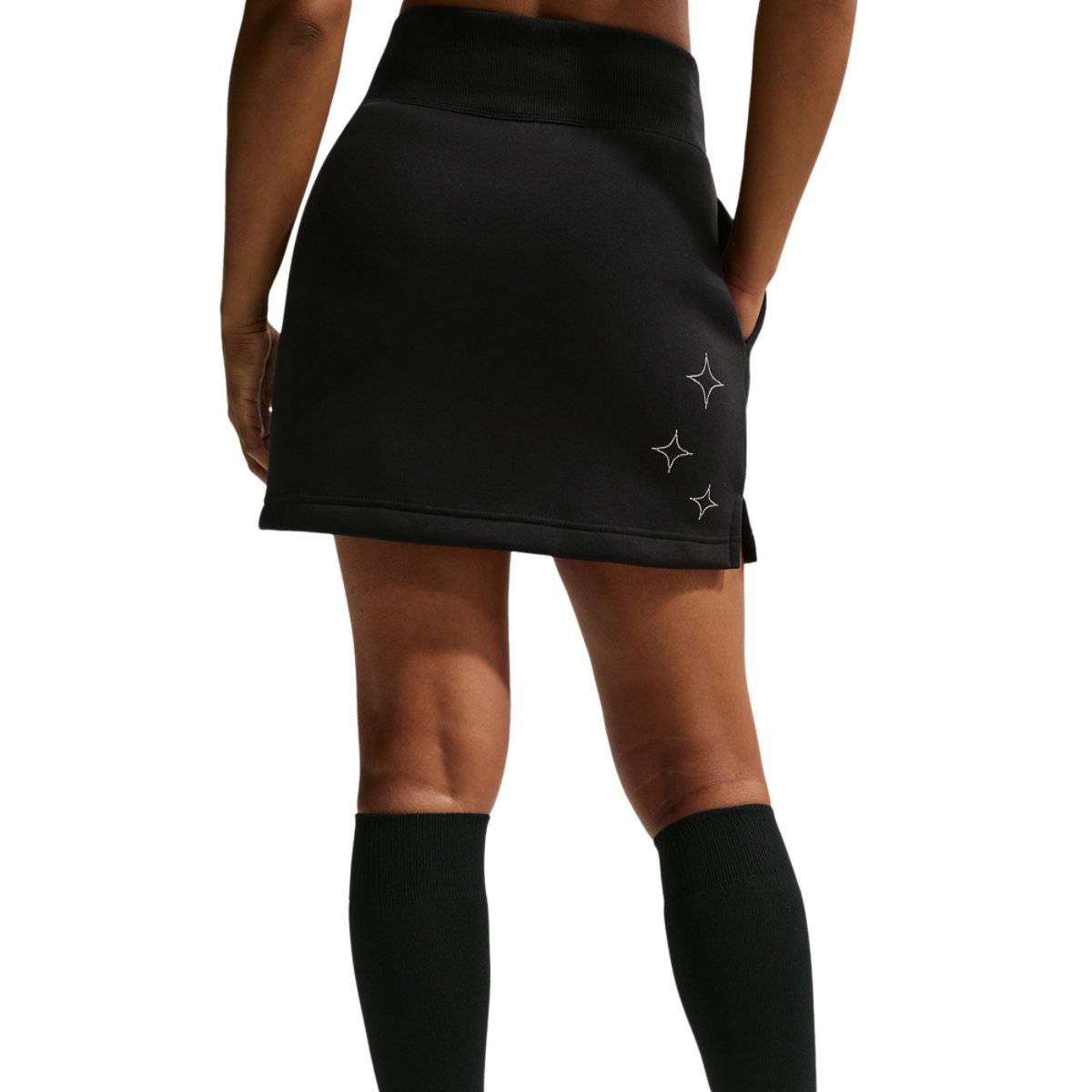 Nike NSW Phoenix Fleece HR Bling Mini Skirt
