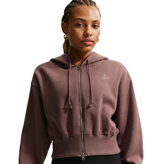 Nike NSW Phoenix Fleece Bling Crop Full-Zip Hoodie