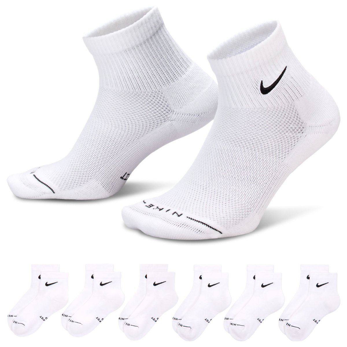 Nike Everyday Elevated Ankle Socks 6 Pack