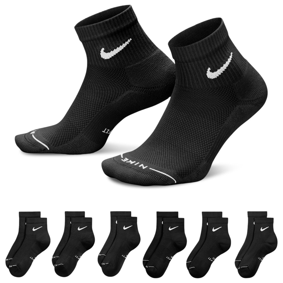 Nike Everyday Elevated Ankle Socks 6 Pack