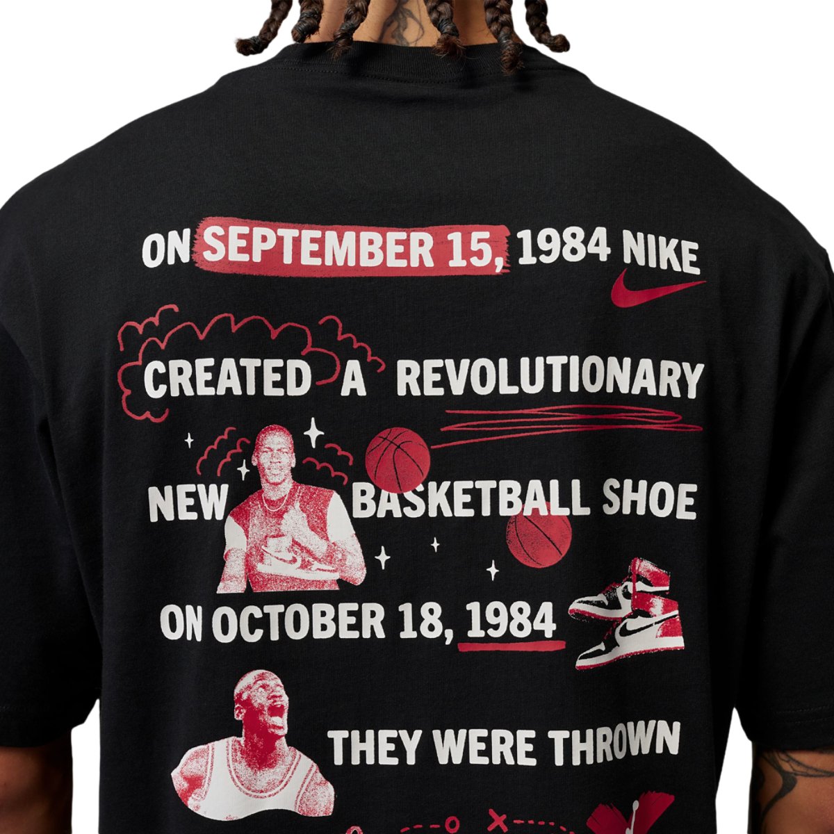 Jordan Brooklyn Banned Graphic Short Sleeve Crew