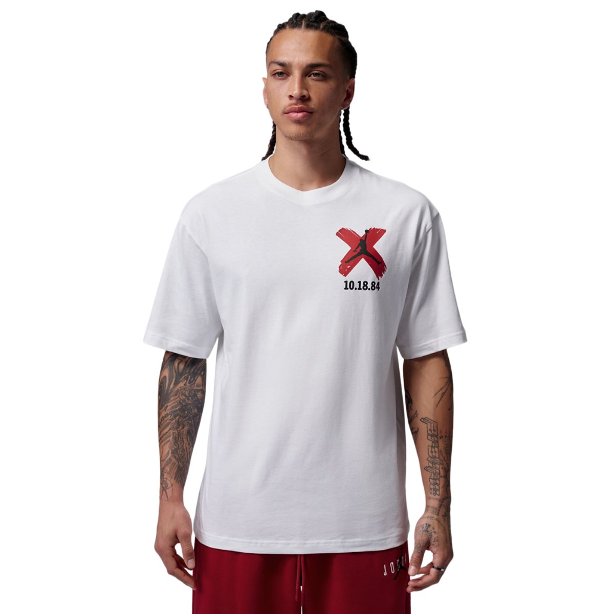 Jordan Brooklyn Banned Graphic Short Sleeve Crew