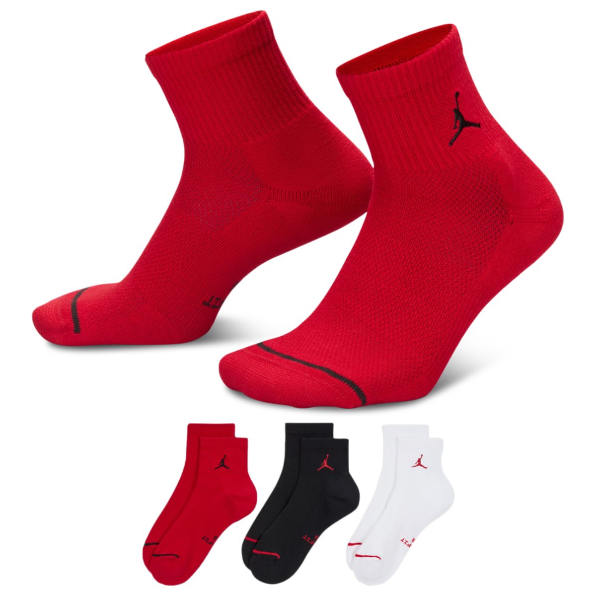 Jordan Everyday 3 Pack Cushion Ankle Socks