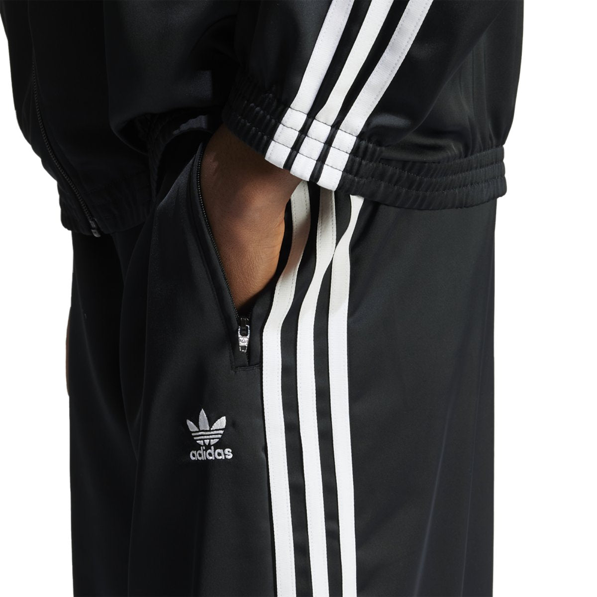 adidas Originals Satin Wide Leg Track Pants